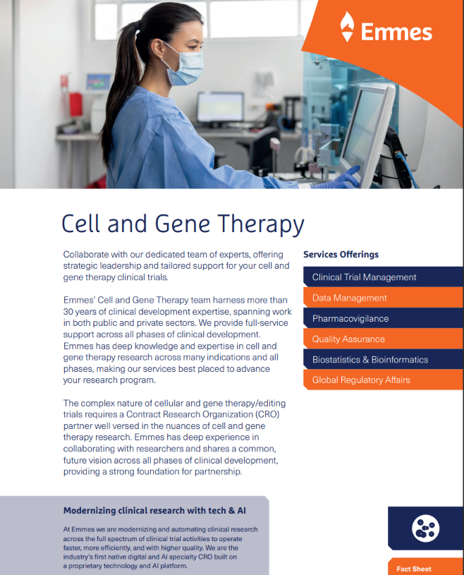 Cellular and Gene Therapy